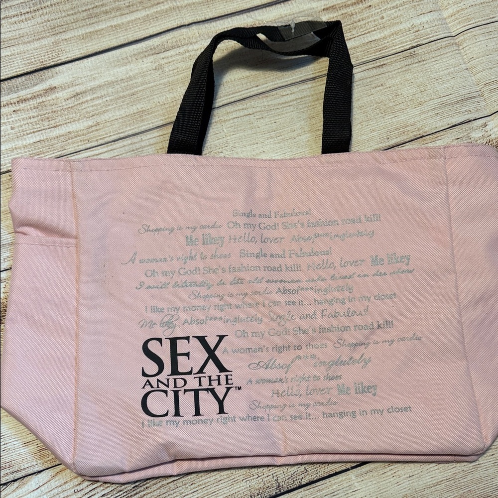 Sex and the city collector tote bag